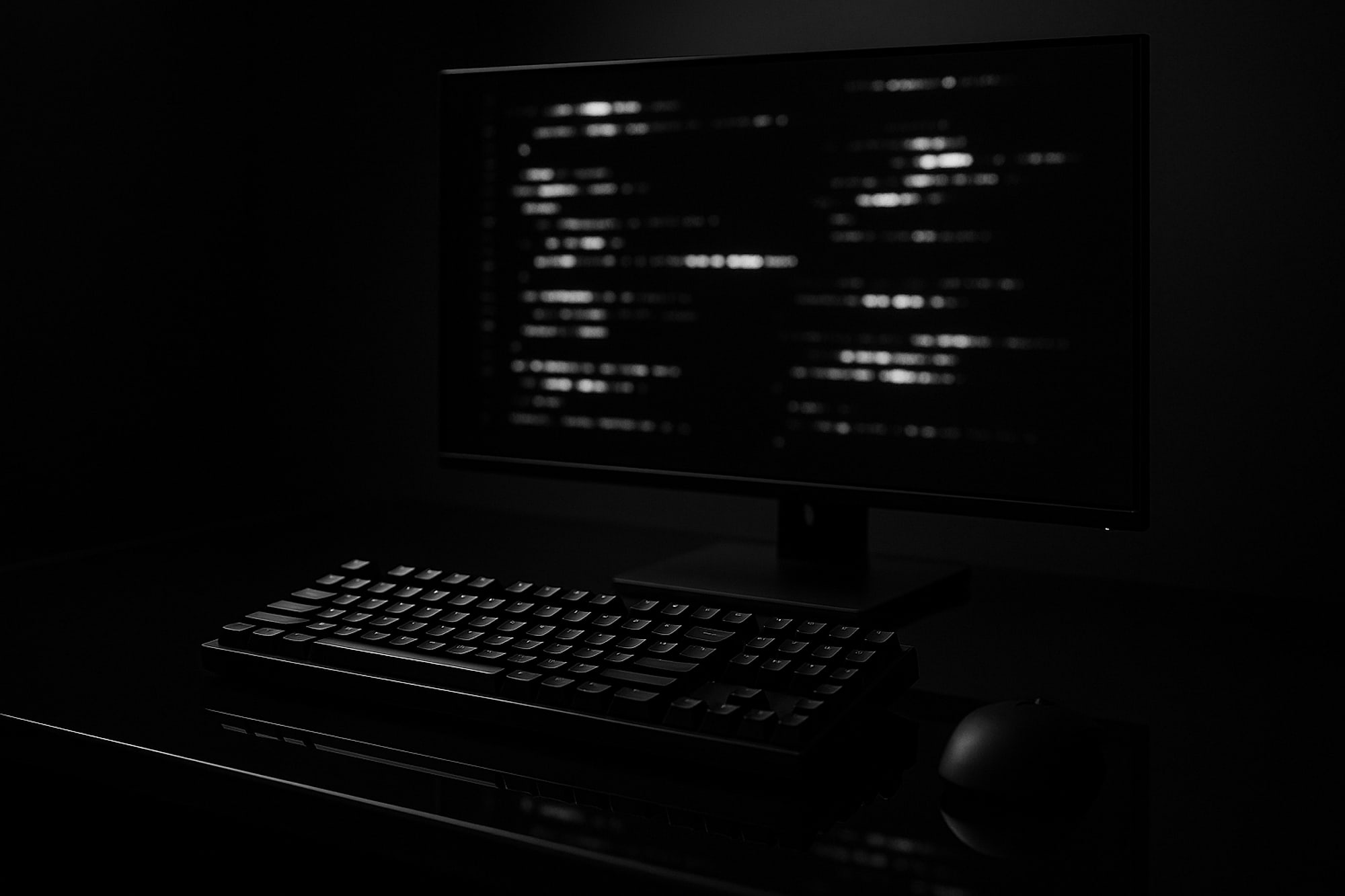 Dark workstation